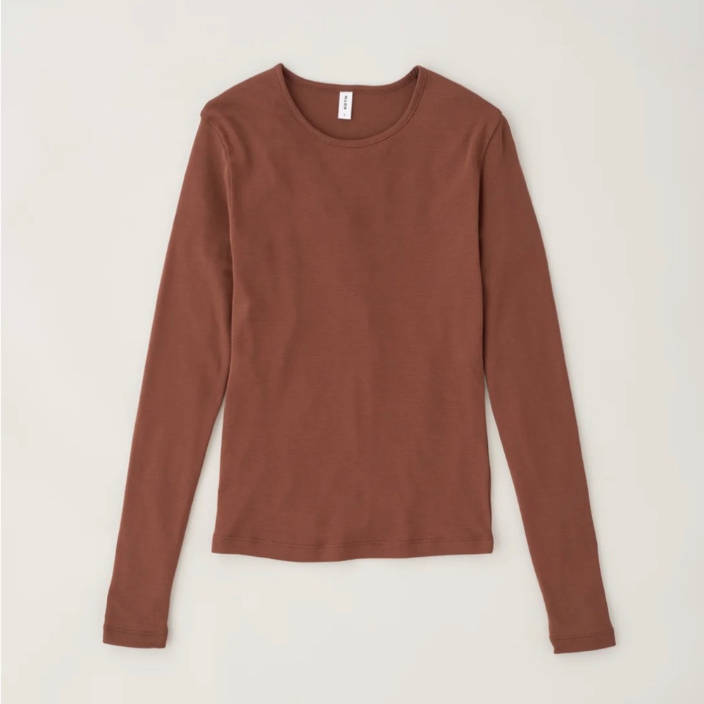 KOTN Women’s Fitted Longsleeve in Umber